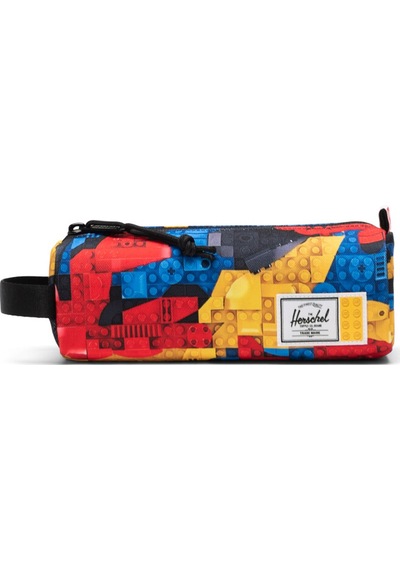 30142-07028 Herschel Settlement Pencil Case - Abstract Bricks Çok Renkli