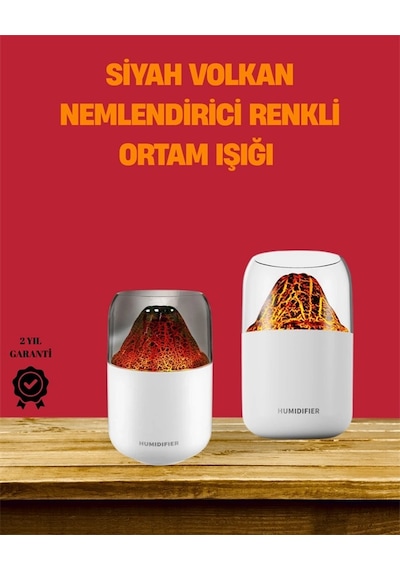 Mey İthalat Alev Efektli Ultrasonik Difüzör Sessiz Çalışma