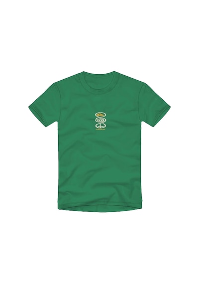 Quiksilver Harmony Spiral Erkek Yeşil Outdoor T-shirt Eqyzt08304-gnz0