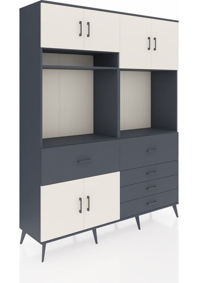 Hyperion Gardrop 7 Raflı 5 Çekmeceli 6 Kapaklı 176x44x221 Antrasit-aytaşı/antrasit Aytaşı/antrasit Hyperion Gardrop 7 Raflı 5 Çekmeceli 6 Kapaklı 176x44x221 Antrasit-aytaşı/antrasit Aytaşı/antrasit
