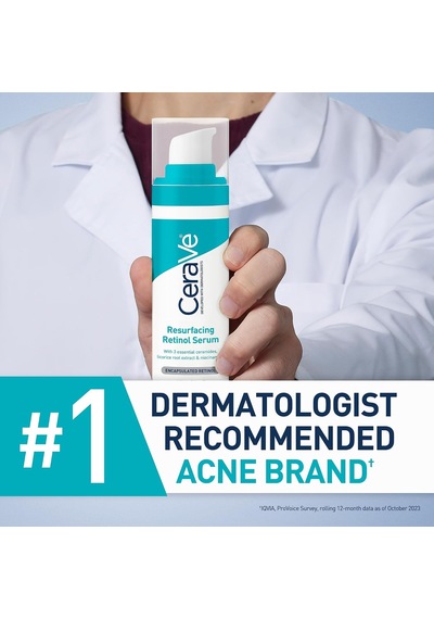 "akne Sonrası İşaretler Ve Cilt Dokusu İçin Retinol Serumu Gözenek Rafine Etme, Yeniden Yüzey, Retinol İle Aydınlatıcı Yüz Serumu 1 Oz"