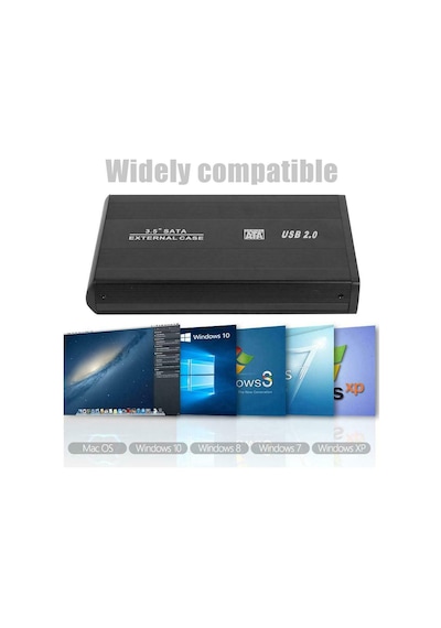 3.5" İnç Sata Metal Hdd Kutusu Harddisk Kutu Usb 2.0 Dd-150