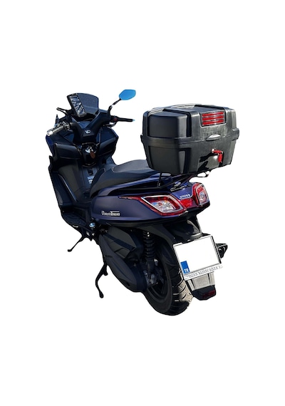 Rks Spazio 150 Mkgbox 35 Lt Bagajlı Motorsiklet Çantası Siyah Reflektörlü -arka-motosiklet