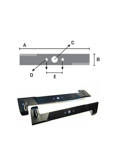 Bıçak 62Cm -Castel Garden Traktör Tc122 Sağ Ve Sol Takım