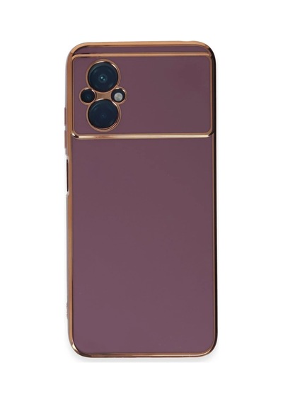 Xiaomi Poco M5 Kılıf Volet Silikon - Mor 0.2M-Çok Renkli