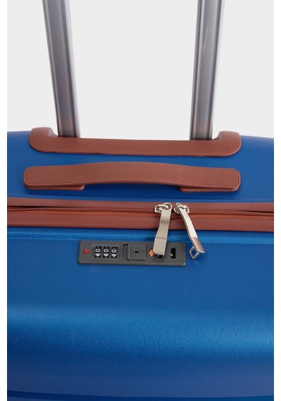 Defacto Unisex Sert Kapaklı Büyük Valiz H2405axnsbe644 Mavi-be644