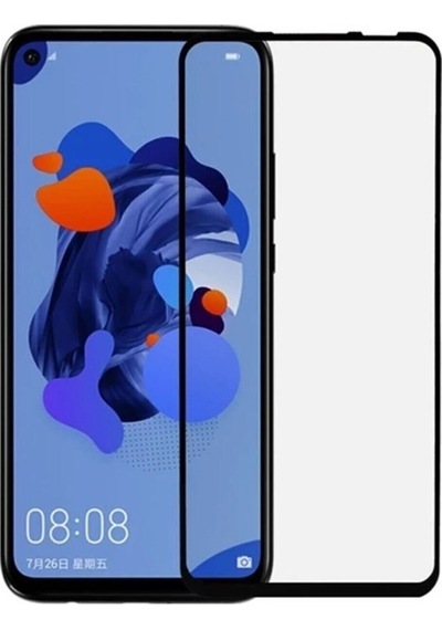 Adaman Mate 30 Lite Uyumlu Temperli Siyah Ekran Koruyucu Kırılmaz Cam