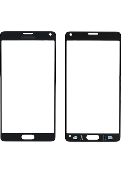 Samsung Uyumlu Galaxy Note 4 N910 Ön Cam Dokunmatik Lensi - Siyah