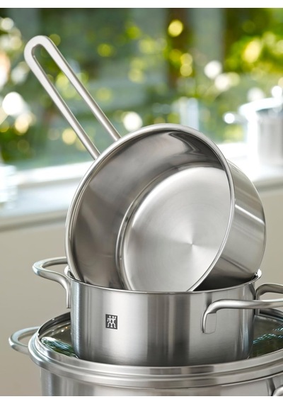Zwilling Nova 18/10 Paslanmaz Çelik, 5 Parça Gri Tencere Seti Sku: Smg8690010201683 Açık Gri