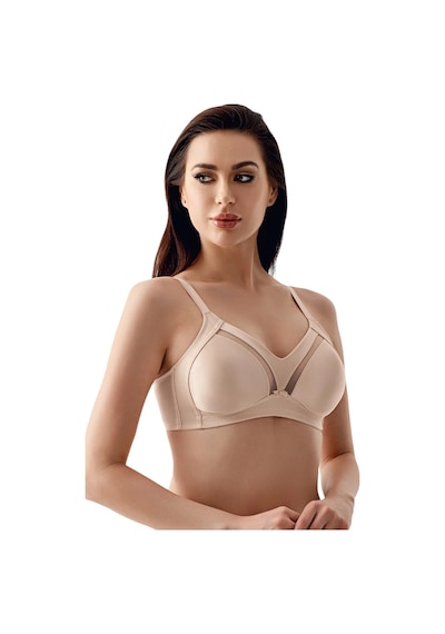 New Bra 352303 Kadın C Cup Toparlayıcı Balensiz Minimizer Sutyen Ten