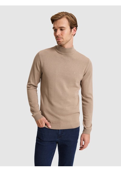 Cacharel Erkek Camel Kazak /triko 50257392-vr015 Kahverengi