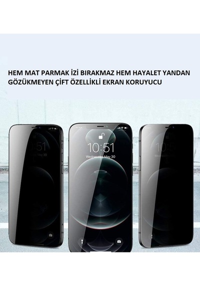Apple Uyumlu   iPhone 11 Mat Hayalet Seramik Ekran Koruyucu