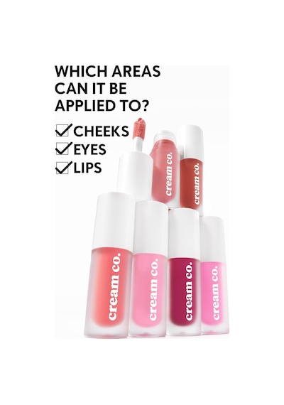 Allık Ruj Göz Farı Glow Tint Rich Berry, Nemlendirici Makyaj, 502 Bordo, Hyaluronik Asit Peptit