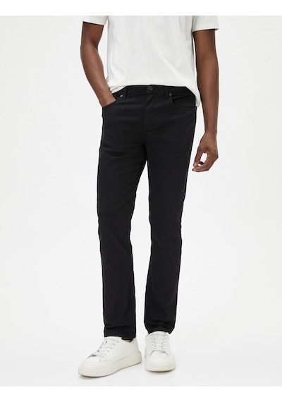 Koton Slim Fit Kot Pantolon - Brad Jean Siyah 4sam40062nd 4SAM40062ND999 Siyah Koton Slim Fit Kot Pantolon - Brad Jean Siyah 4sam40062nd 4SAM40062ND999 Siyah