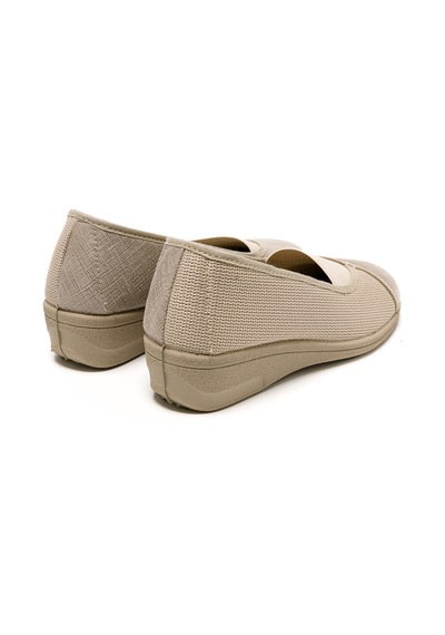 Sandalet Kadın 7337 Green Life Stretch Women's Footwear Beige Bej