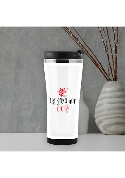 Iki Gözümün Çiçeği Termos Mug