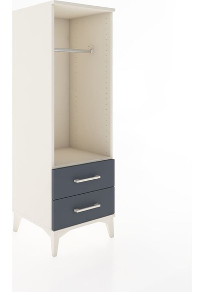 Hyperion Dolap Tek Raflı 2 Çekmeceli Tek Askılı 44x44x134 Ayt... Aytaşı