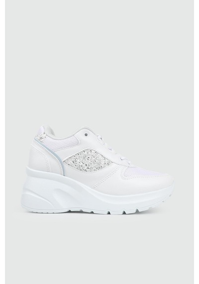 Flet 185 Beyaz Kadın Spor Sneaker Beyaz