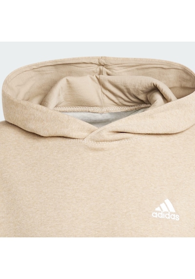 Adidas Multi Seasonal Essentials Mélange Erkek Kapüşonlu Üst-7648 Bej