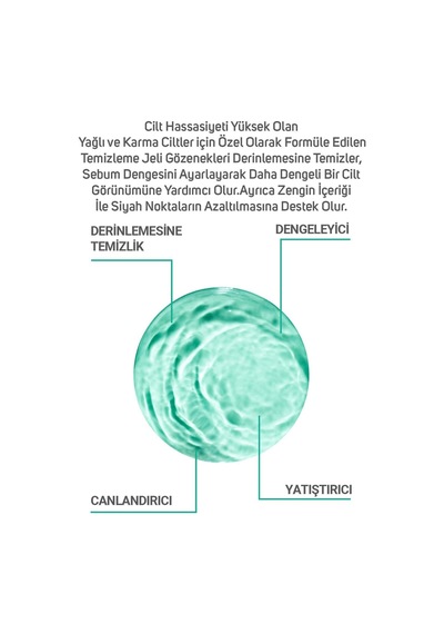 Yağlı Ve Karma Ciltler Için Yüz Temizleme Jeli 200 Ml