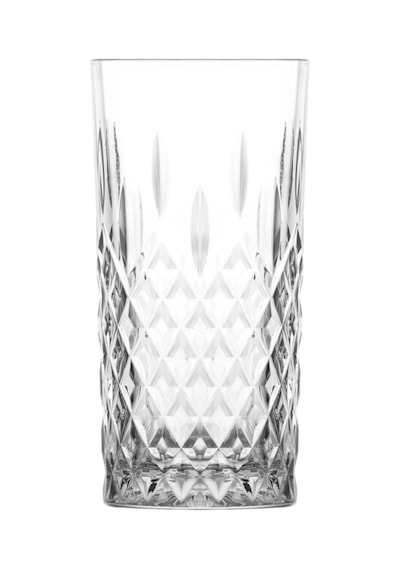 Lav Odin Cam Meşrubat Bardağı 4'lü 356 ml (Kokteyl/Büyük Su/Soğuk Kahve Bardağı )