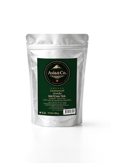 Asia&co Ceremonial Grade Matcha 100g %100 Saf Japon Matcha