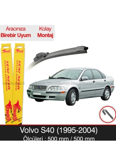 Volvo S40 Silecek Takımı 1995-2004 İnwells Muz Volvo S40 Silecek Takımı 1995-2004 İnwells Muz