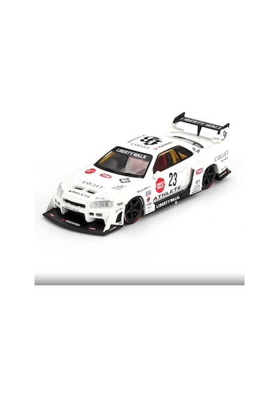 1/64 Nissan Lb-er34 Super Silhouette Athlete/collet Blister Paket Beyaz