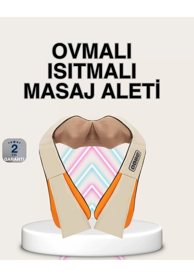 Home Bel Omuz Boyun Masaj Aleti Ovmalı Isıtmalı Kas Yorgunluğu Giderici Çok Renkli