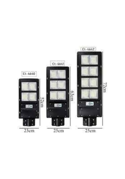 Cata 300w Beyaz Sensörlü Solar Led Sokak Armatürü Çok Renkli