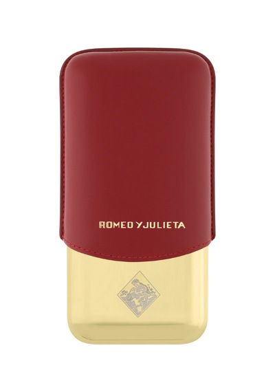 S.t. Dupont Romeo & Juliete Bordo Üçlü Puro Kılıfı 183350 - Tr9062