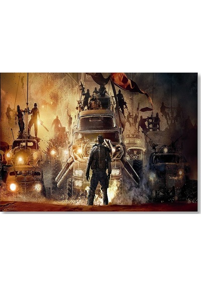 Cakasepetim Mad Max Fury Road Kompozisyon Ahşap Mdf Tablo