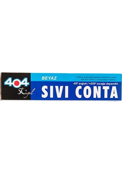 404 Sıvı Conta Beyaz 45Gr