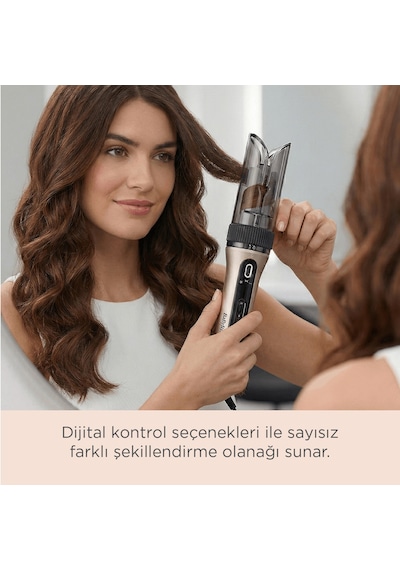 BaByliss C6688E Style Secret Air Auto-Curl Teknolojili Sıcak Hava İle Bukle Yapan Otomatik Saç Maşası Metalik Metalik BaByliss C6688E Style Secret Air Auto-Curl Teknolojili Sıcak Hava İle Bukle Yapan Otomatik Saç Maşası Metalik Metalik