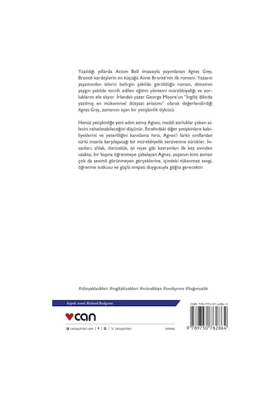 Agnes Grey - Anne Bronte - Can Yayınları