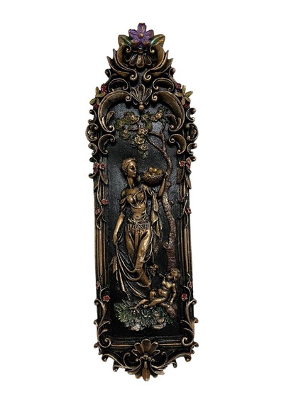 Kadın-çocuk Figürlü Duvar Aksesuarı 13x45 Cm