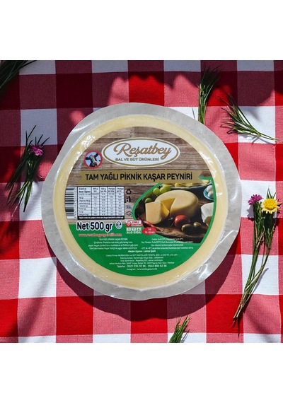 Yöresel Kars Tam Yağlı Piknik Taze Göbek Kaşarı 500 Gr