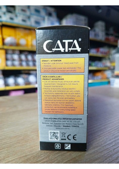 Ct-9451 Pilli Duman Dedektörü Pil Hariçtir