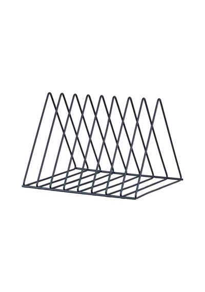 Masa Üstü Kitaplık,dergilik,gazetelik Düzenleyici Organizer Siyah 21 X 30
