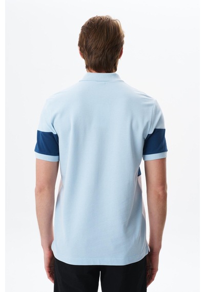 AR-MA Arma Erkek Regular Fit % 100 Pamuk Pike Polo Yaka Tişört Y29374355302 Mavi-m1 Mavi