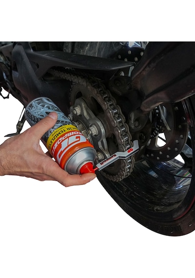 Gp Kompozit Bkm06 Motosiklet Bakım Seti Zincir Temizleyici + Yağı + Temizleme Fırçası + Yağlama Temizleme Aparatı + Balata Spreyi