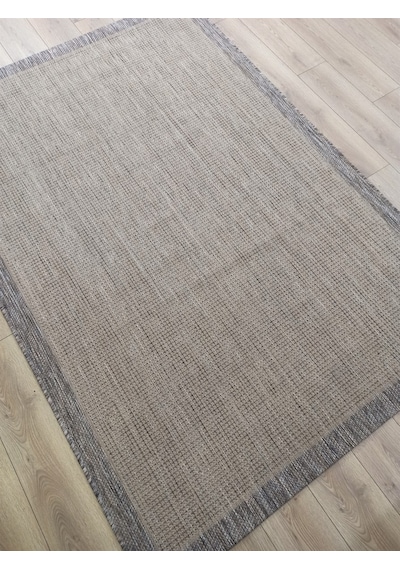 Çam Halı Sisal 9509 Bej Bordürlü Jüt Sisal Kilim