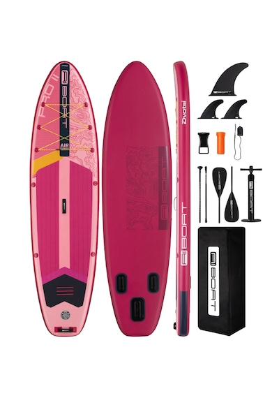 Air Power Pink 335x86x15 Cm Çift Taraflı Kürekli Şişme Paddle Board Sup Seti 175 Kg