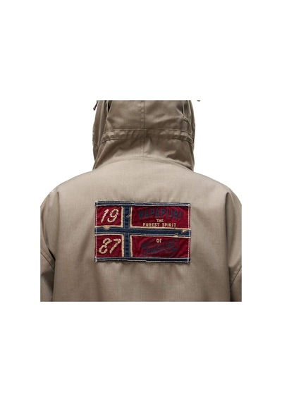Napapıjrı Napapijri Skidoo 1990 Patch Erkek Yeşil Outdoor Ceketi 35684 Haki