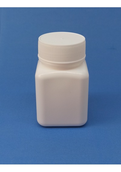 Demethome 50 ML Şişe Kare Numune-İlaç-Tarım-Ecza-Tablet-Hap-Kapsül Plastik Kutu Şişesi Adet Seçenekli
