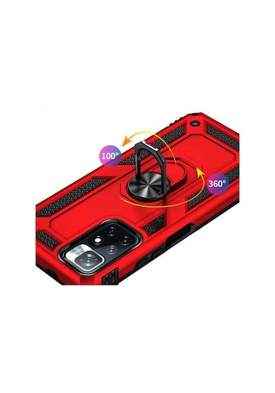 Xiaomi Poco M4 Pro 5G Kilif Yüzüklü Zirh Tank Vega 530239576