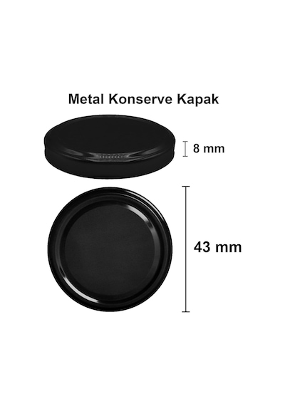Afracam 40 Ml Farklı Boyutlarda Kavanoz 40 Cc Konserve Metal Kapaklı Cam Kavanoz 6 Adet Şeffaf, 40 Cc Diğer