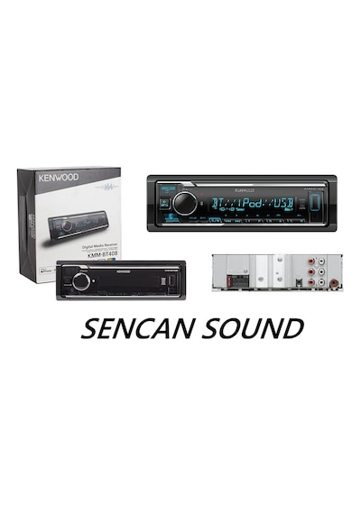 Kenwood Kmm-bt408 Bluetoothlu Oto Teyp 3 Anfi Çıkışlı - Sencan Sound