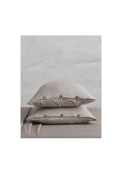 Chambray 100% Pamuklu Yıkamalı İplik Boya Lastikli Çarşaf Kahverengi 100x200