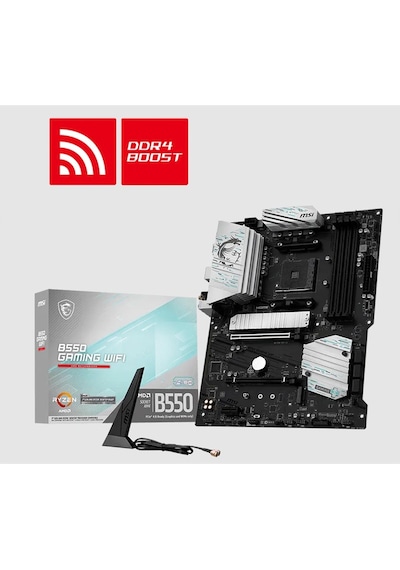 Msı B550 Gamıng Wıfı Ddr4 4866mhz 1xhdmı 1xdp 2xm.2 Usb Atx Am4 Amd Am4 5000/5000 G/4000 G /3000 Serisi İle Uyumlu